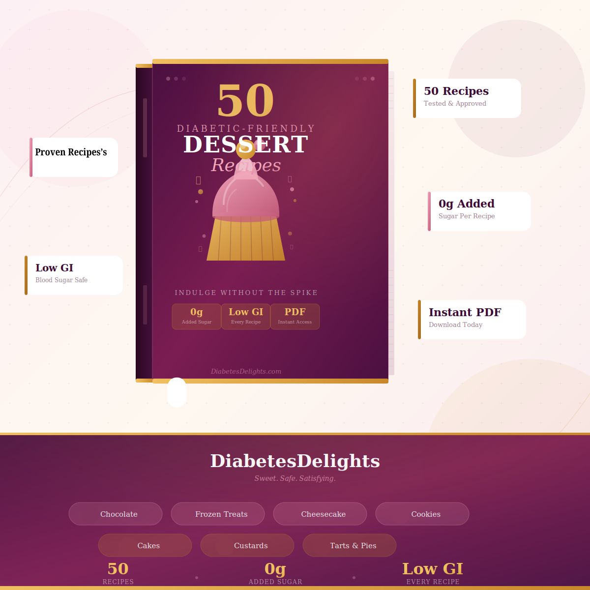 50 Diabetic Friendly Dessert Recipes